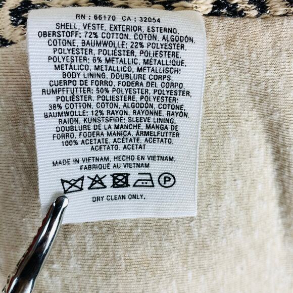 Anthropologie Cartonnier Rowan Leopard Print Long Blazer Jacket Coat Size S - Picture 6 of 8